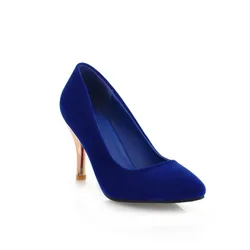 Fashion High Heels Pumps Woman Shoes Black Red Blue Women's Heeled Shoes Party Office Wedding Shoes Ladies Large Size 32-48 T522