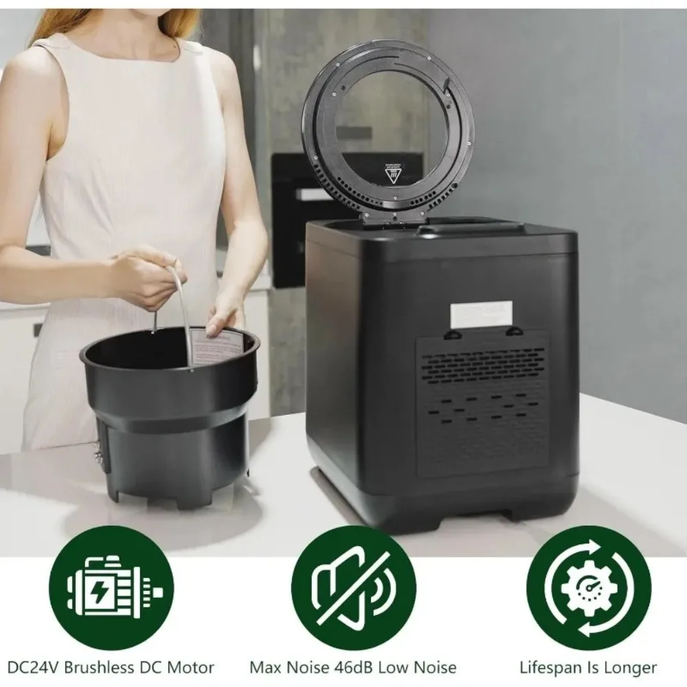In-Home Composting Bins-3.8L Electric Compost Bin for Kitchen | Upgraded New Generation Blades Auto Food Cycle Compost Machine