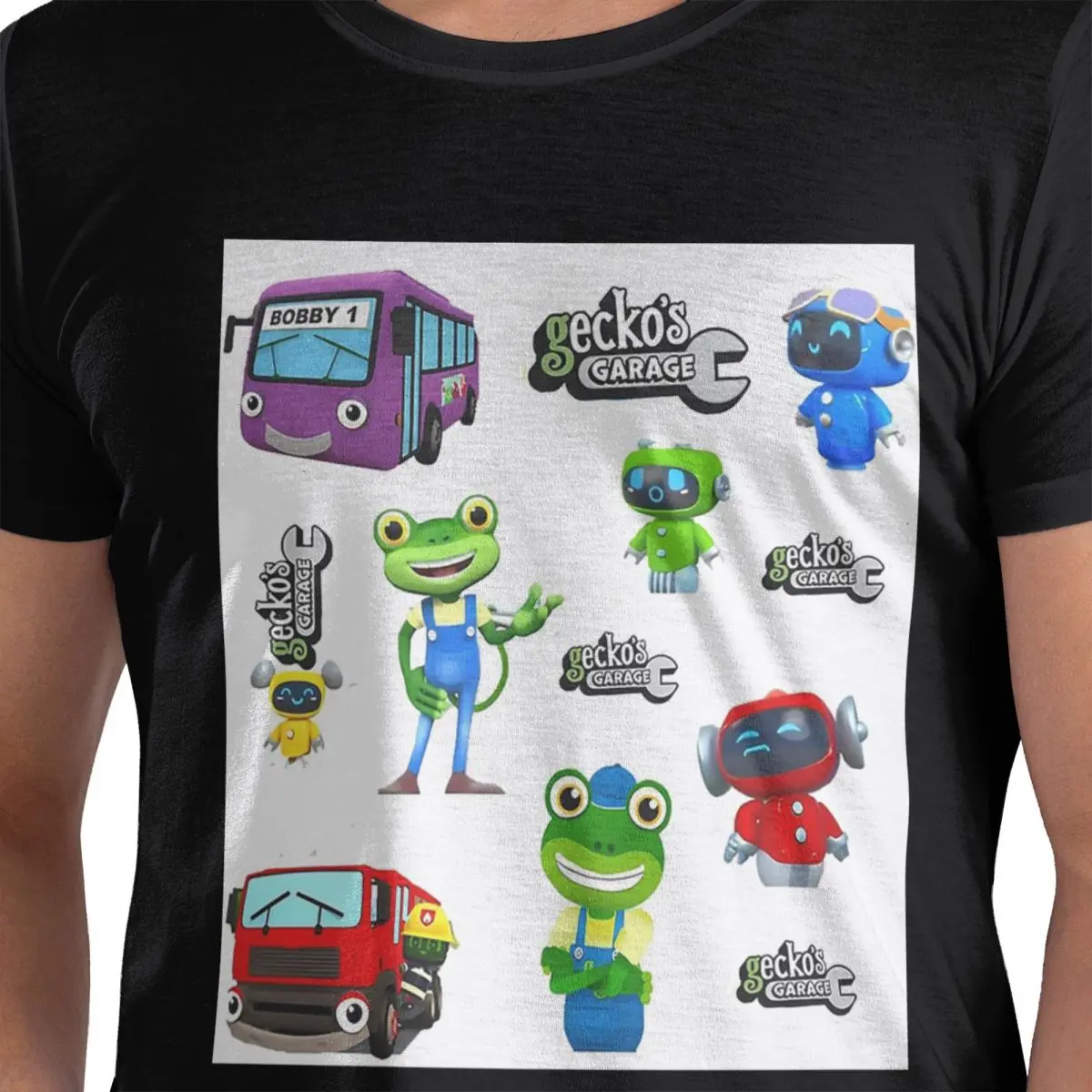 

Пакет Garage Geckos 9 и 3, бесплатная футболка Gecko из 100% хлопка, мужские футболки большого размера, мужские футболки с круглым вырезом и коротким рукавом, S-6XL