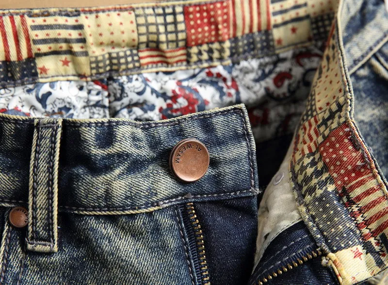 ملابس الصيف الجديدة الرجال خمر ممزق جينس قصير الشارع الشهير Y2k ثقب الموضة مستقيم سليم الدينيم السراويل الذكور العلامة التجارية السراويل