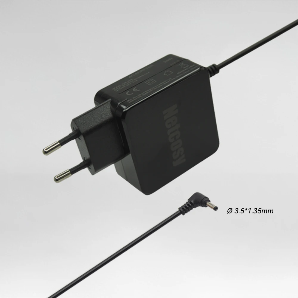 12V 2A 24W 3.5*1.35mm Boxed Laptop Charger AC DC Adapter Power Supply Replacement Charger Compatible With Connex SwiftBook