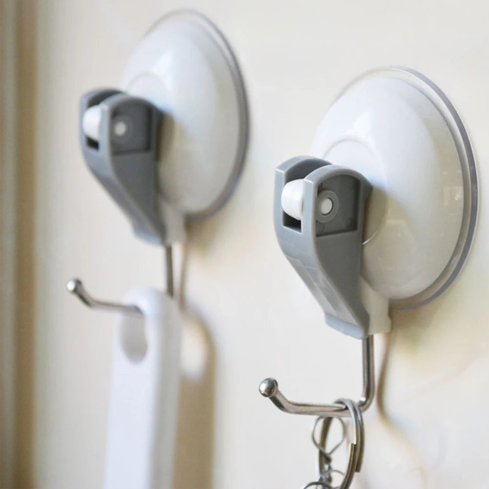 

3pcs Heavy Duty Suction Cup Hooks For Bathroom Kitchen Home Office Travel Wall Mounted Organizer Holds Towels Robes Umbrellas