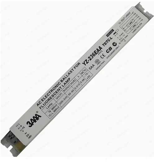 3AAA YZ-236EAA T8 TC-L 220-240V 2x36W 2x40W L290D Neon Lamp / Fluorescent Lamp Electronic Ballast