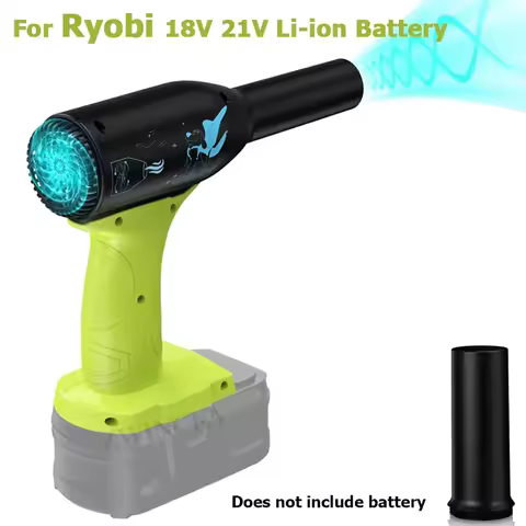 Electric Turbo Blowers Jet Fan Violent Car Dryer Handheld Dust Blowing Tool for Ryobi 18V batteries Super High-Speed Turbo fan