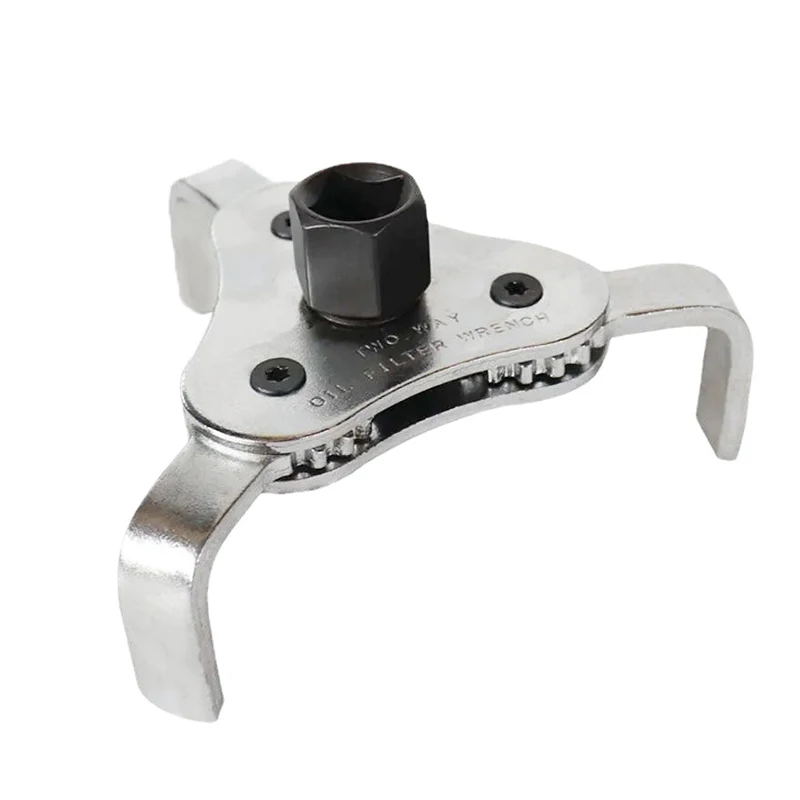 Oil Filter Wrench Tool For Auto Car Repair Adjustable Two Way Oil Filter Removal Key Auto Car Repairing Tools 60-120MM