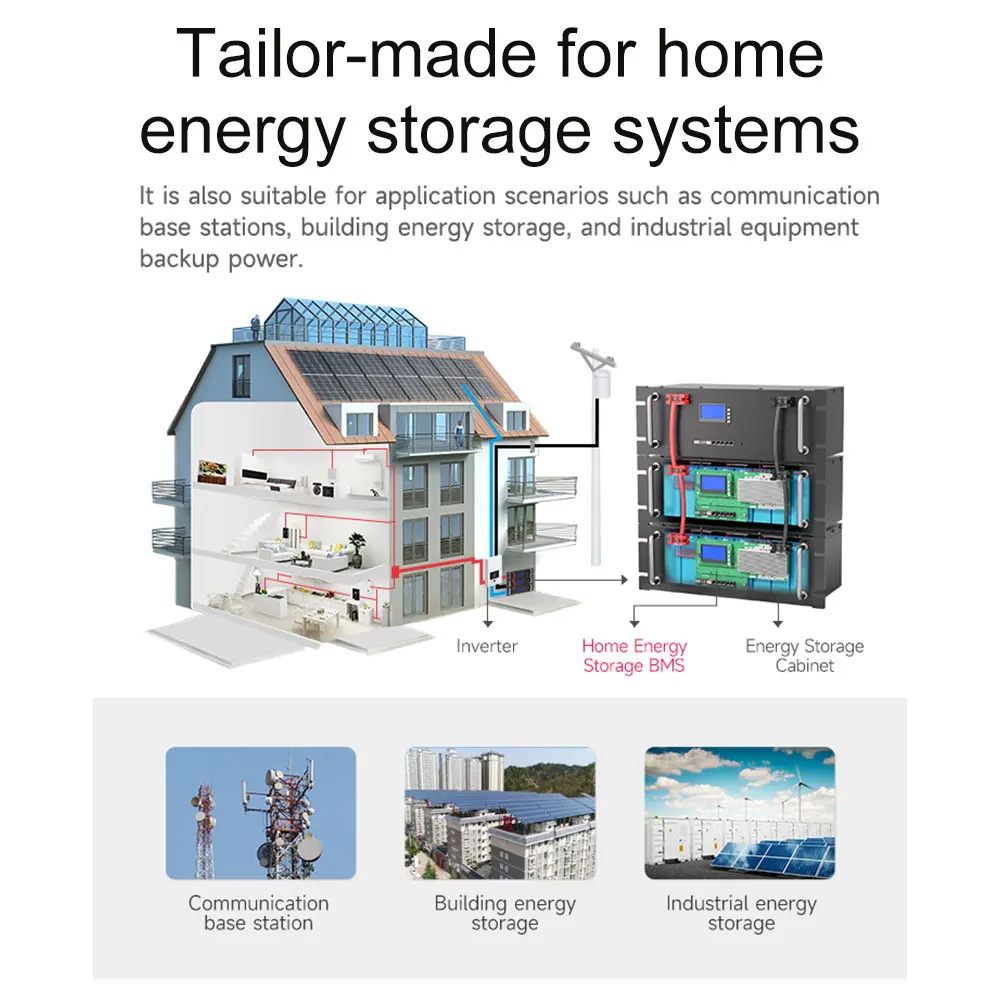 الذكية BMS بلوتوث التطبيق المتوازي 5A التوازن BMS 4s LiFePo4 12 فولت ليثيوم أيون 3S 7S 8S 10S 12S 13S 14S 16S 24S 48 فولت 60A 100A 150A 200A