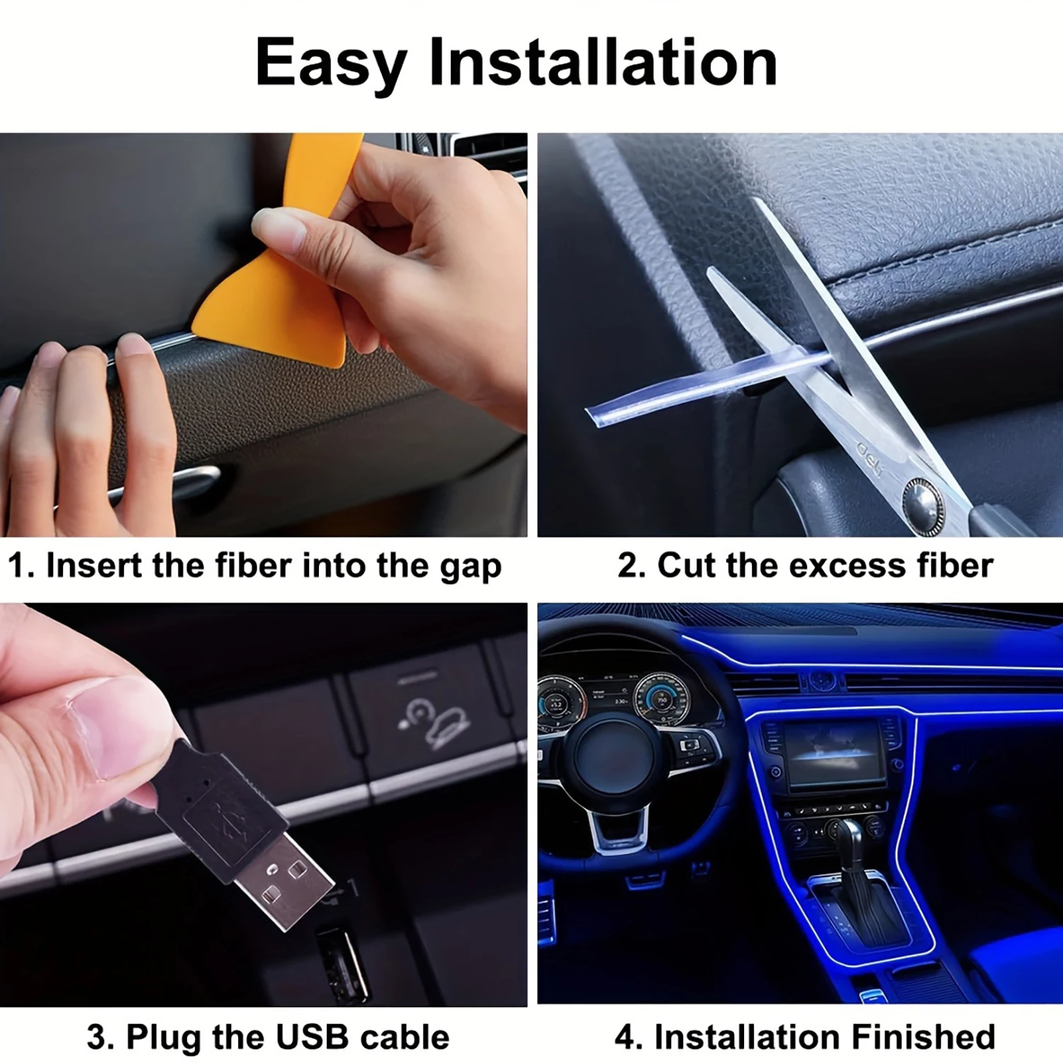 5m Neon LED auto-interieur ver - Led El Wire recensie en prijs