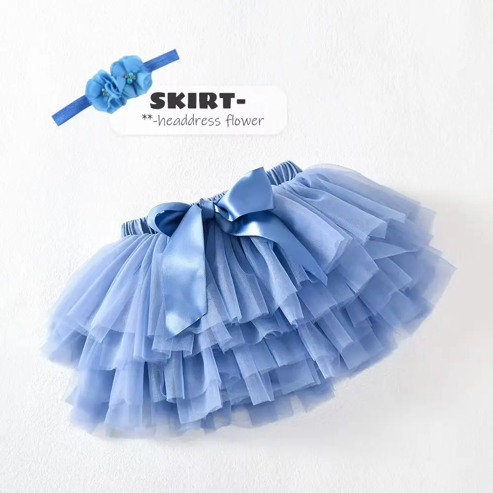 

Baby Girls Tutu Fluffy Skirts Toddler Princess Ballet Dance Tulle Mesh Skirt Kids Cake Skirt Cute Girls Clothes Pettiskirt Skirt