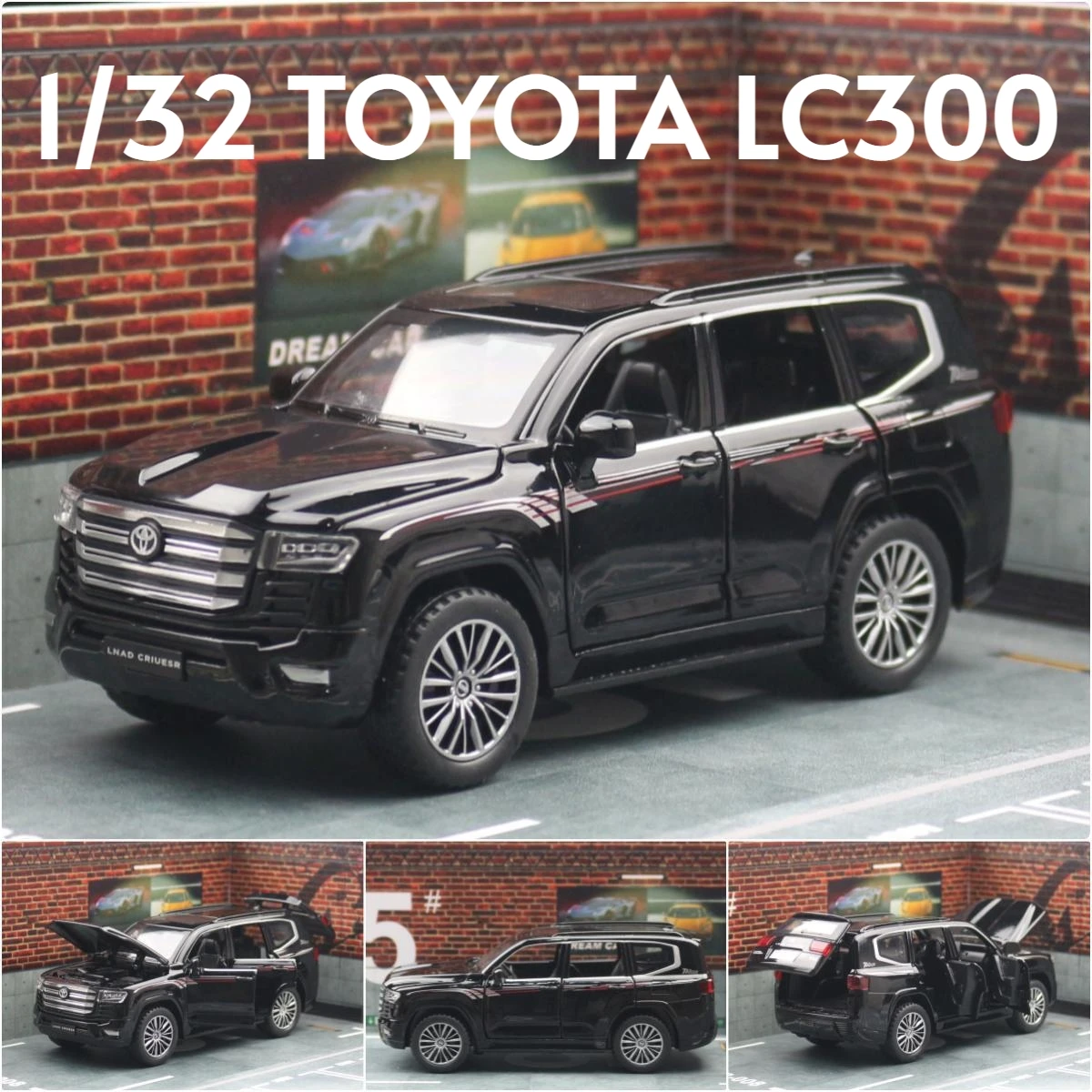 1:32 Toyota Land Cruiser LC300 Diecast Car Model