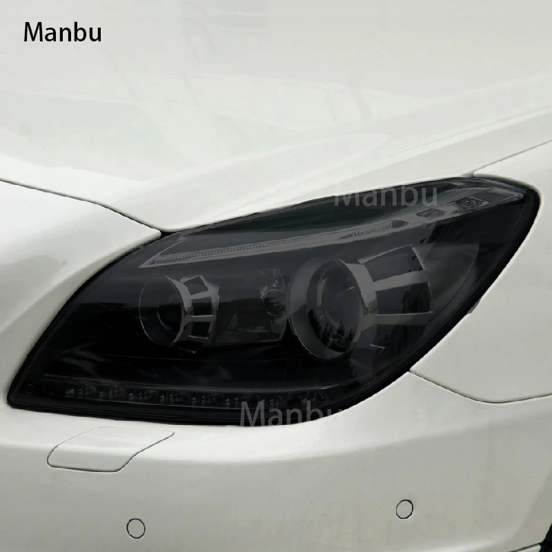 

For Mercedes Benz SLK Class R172 2011-2015 Car Headlight Protective Film Vinyl Restoration Transparent Black TPU Sticker