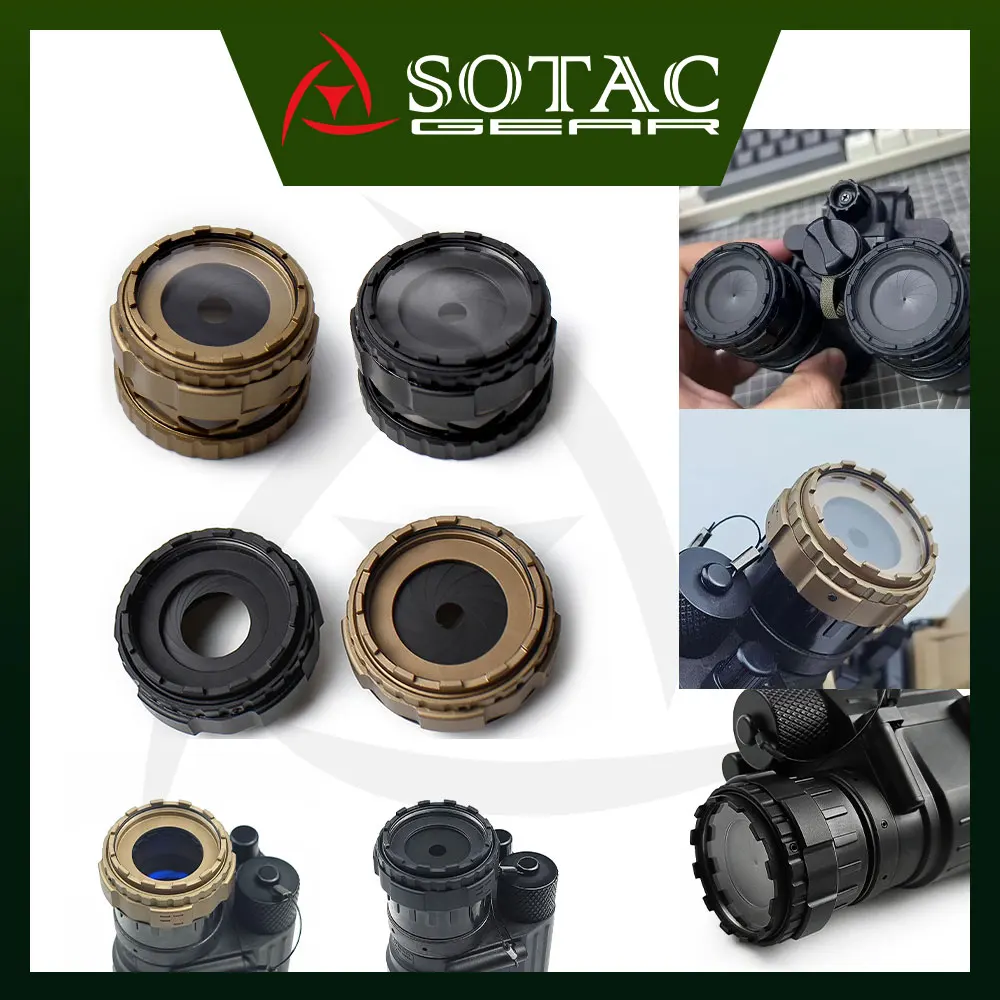 

Metal Protection Lens Cover Cap Light Shield Adjustable Diaphragm 1-23mm for Night Vision NVG PVS14 PVS31 PVS7 PVS23