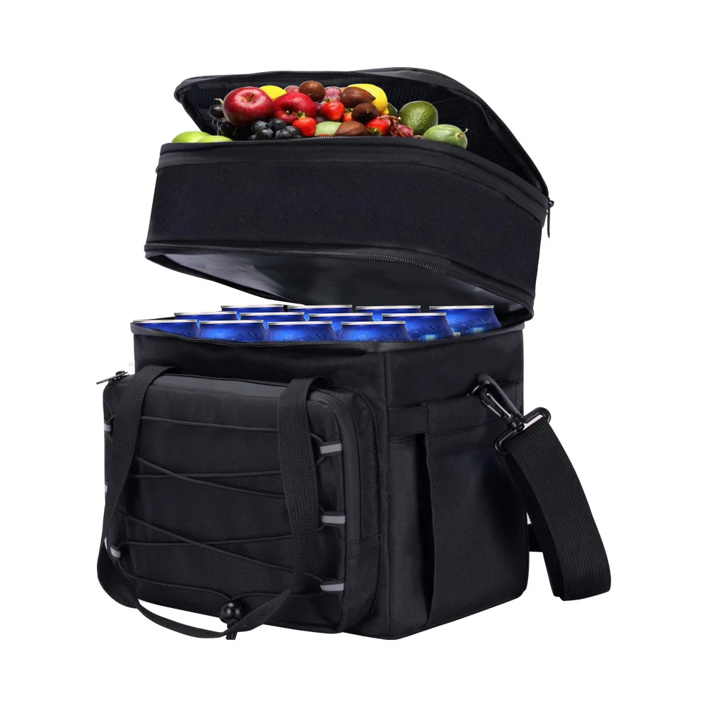 Trend Shoulder Bag Multifunction Insulation Bag Large Lunch Portable Ice Pack Leakproof  Totes Bag Expandable Picnic Handbag