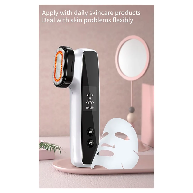 YCOC-RF & EMS مدلك الوجه الكهربائي تشديد تجديد البلاستيك مكافحة الشيخوخة إزالة التجاعيد الولايات المتحدة التوصيل