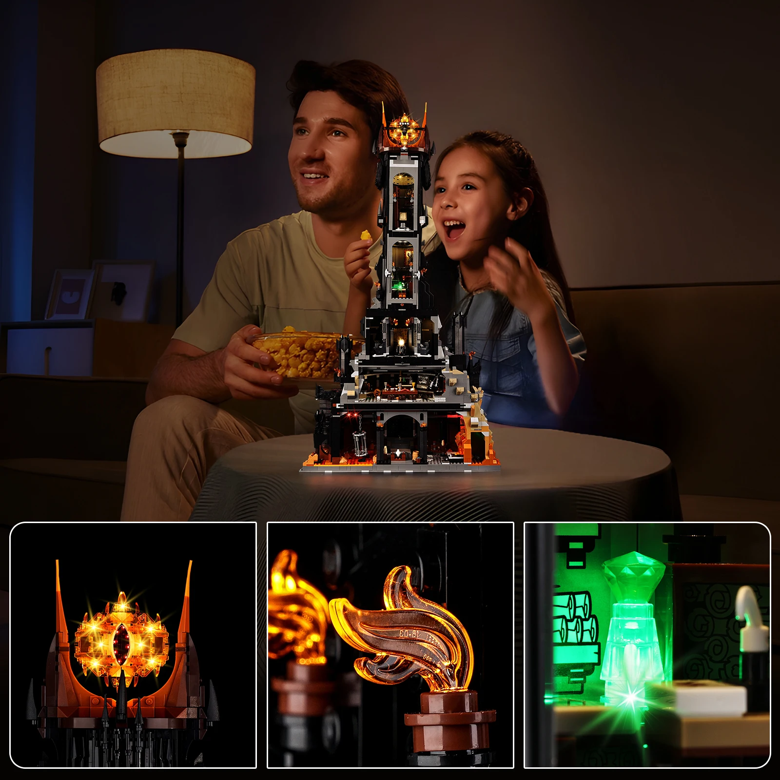 Led Ring Light 18 - Kit d'éclairage LED pour LEGO Le