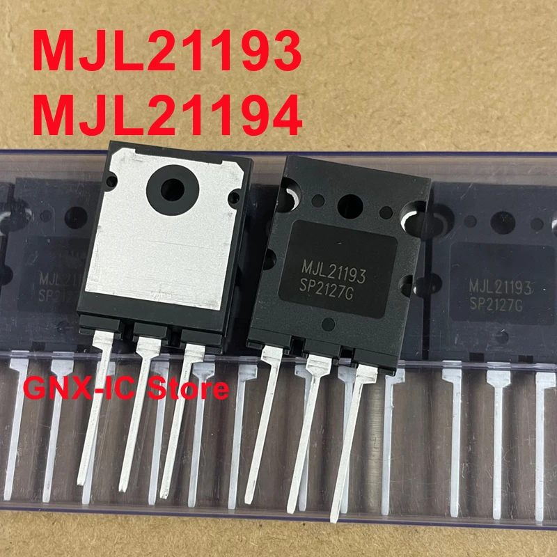 10Pairs - 20Pairs 100% Real Original New Imported MJL21193 MJL21194 MJL21193G MJL21194G TO-3PL High Power Tube Audio Transistor