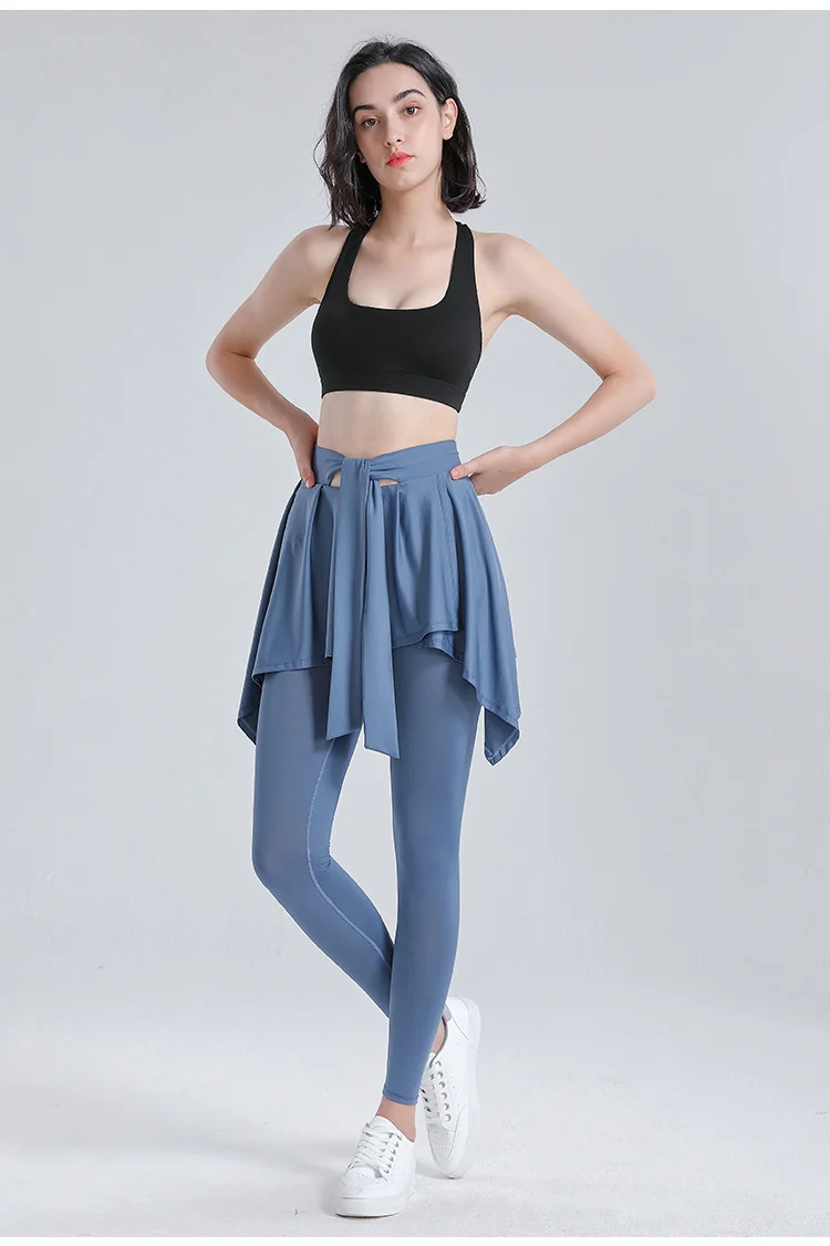 여성용 속건 스커트 스타일 요가 팬츠, 러닝 및 피트니 - Yoga Fitness Pants 리뷰 및 가격