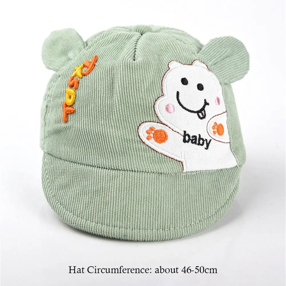Lässige UV-Schutz-Baby-Baseballmütze, dünn, atmungsaktiv, weiche Baumwolle, Baby-Sonnenkappe, niedlicher Cartoon-Sonnenschutz, Hut für Kleinkinder