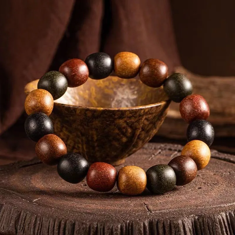Five Elements Fragrant Beads Hand String Handmade Ancient Method Medicinal Fragrance Lasting Aromatherapy Handheld Buddha Beads