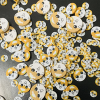 100g Polymer Clay Sprinkles Cute Cloud Orange Cat Cartoon Animal Fimo Slices  For Crafts Making DIY Slime Filling Accessories