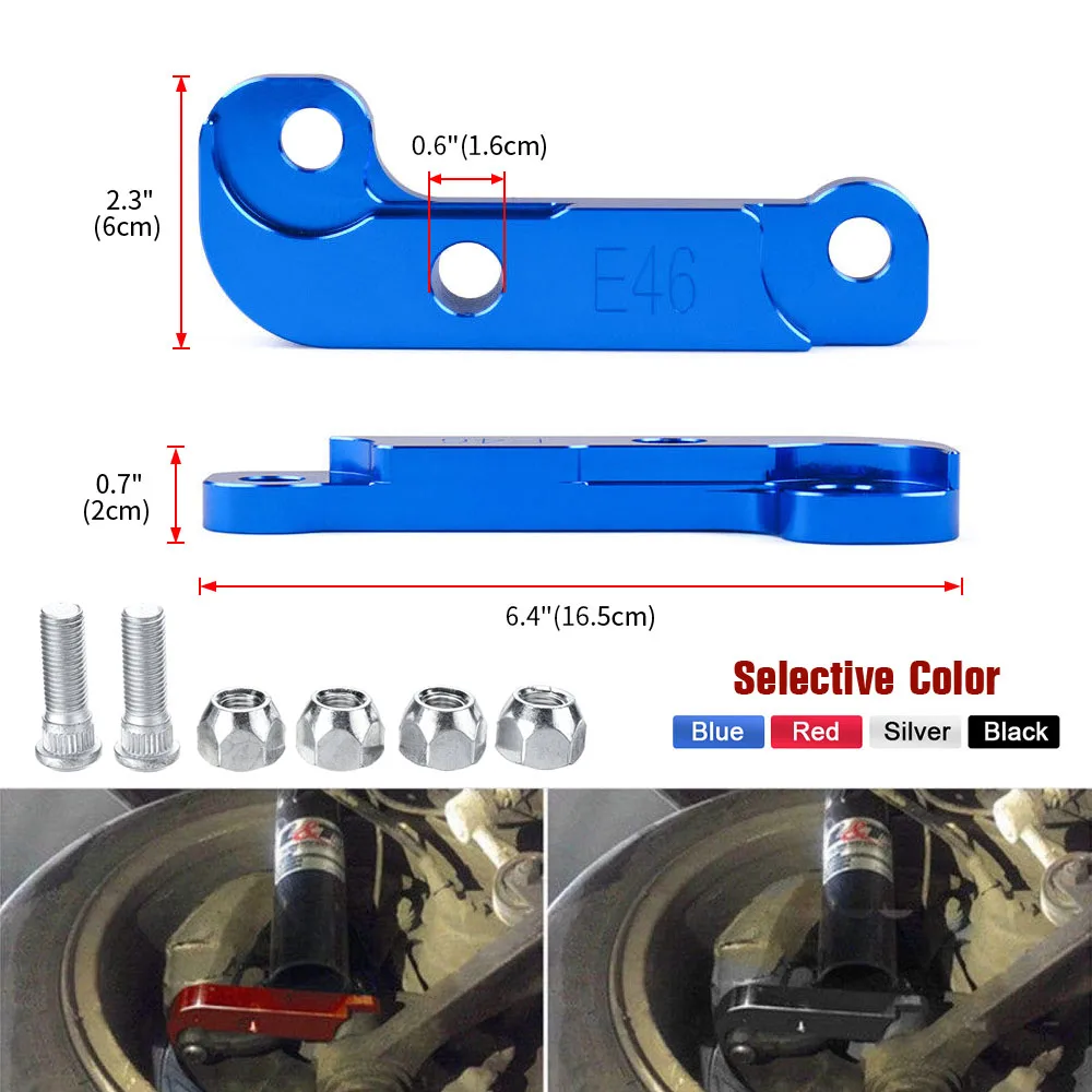 Steering Lock Adapter Increasing Turn Angle about 25% Tuning Kit For BMW E46 For BMW E36 Tuning Drift Power Adapters & Mounting