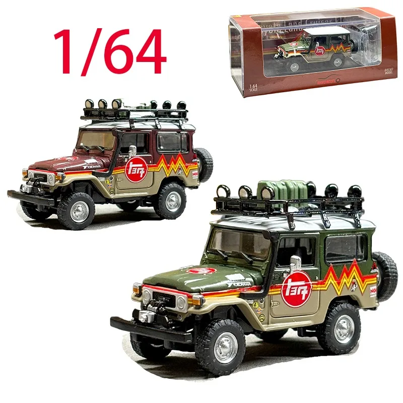

RM Diecast 1/64 Scale Toyota Alloy Car Model Toyota Land Cruiser FJ40 Play Vehicles Toys for Boys Original Box Collection