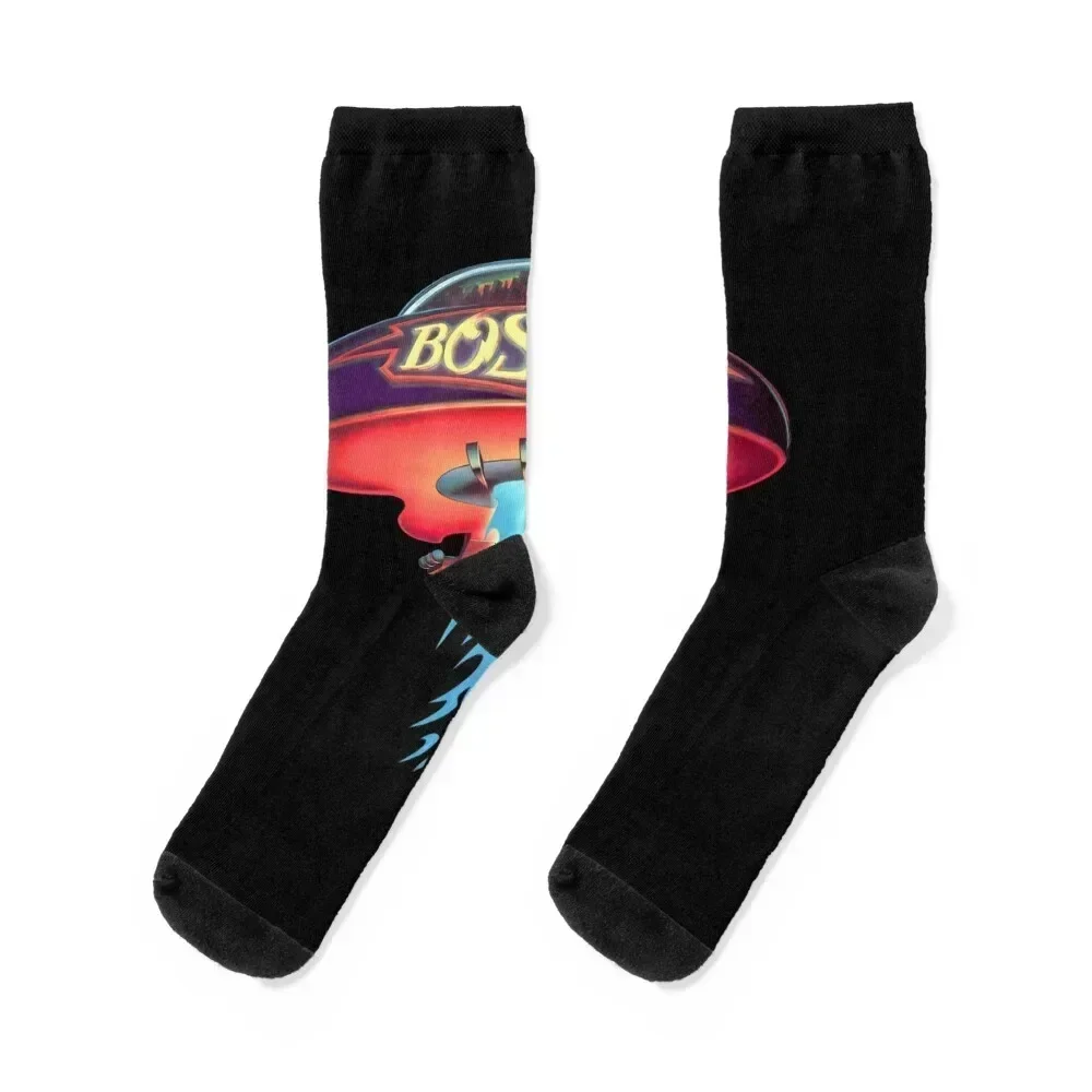moon in river boston band boston band band, Socks winter thermal New year's compression Socks Women Men's