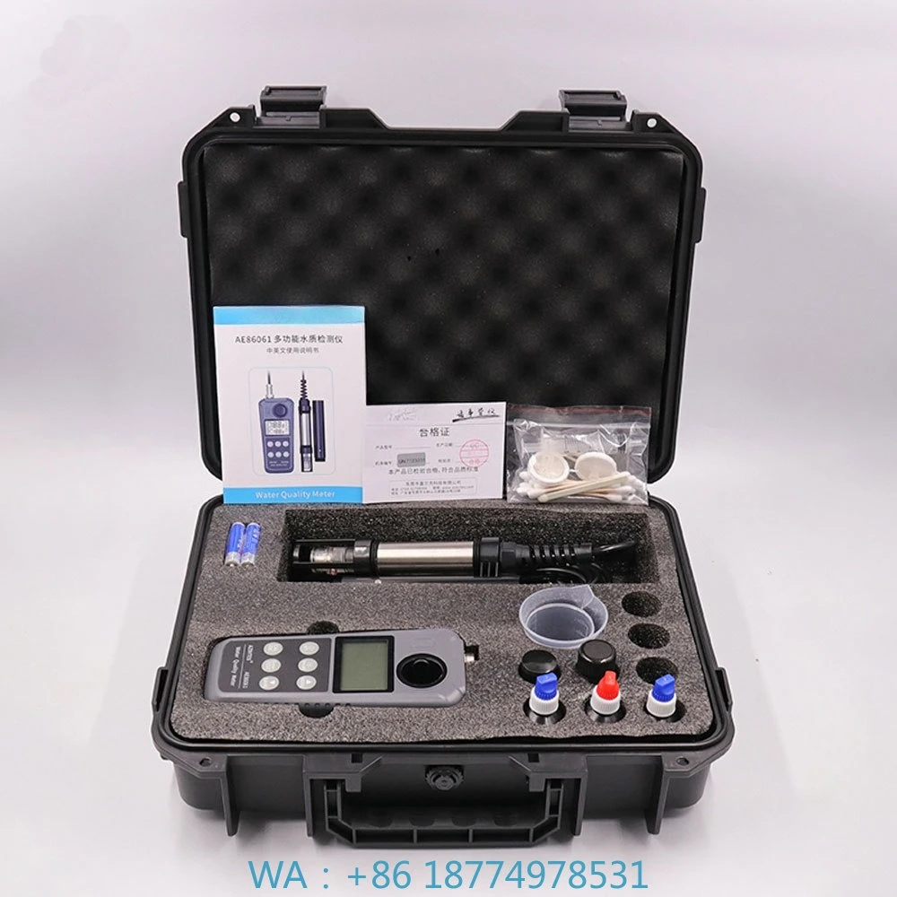 

Temperature PH Nitrite Ammonia Nitrogen Measure Analyzer Water Quality Tester Meter Detector AE86061 Dissolved Oxygen