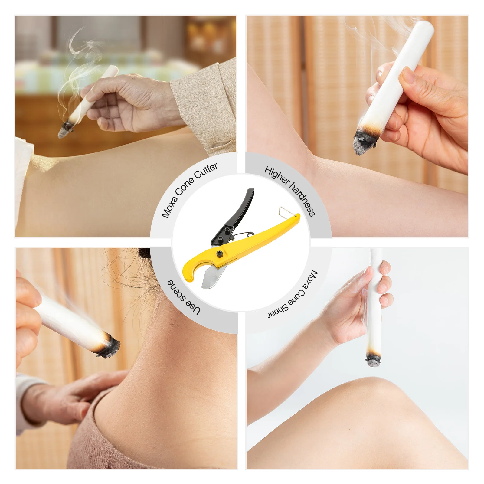 1 قطعة Mugwort عصا القاطع المنغنيز الصلب السلس قطع توفير العمالة لفة مقص متعددة الأغراض الكى أداة أداة اليد #5