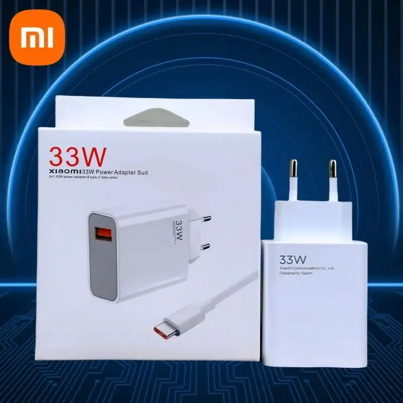 Xiaomi 120W Ultra Fast Charger For Xiaomi 14 13 12 11 Redmi Note 13 12T 11T Pro POCO X5 X4 X3 6A Type-C USB Turbo Charging Cable