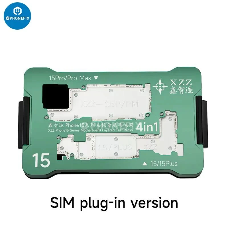 XZZ ISocket Motherboard Test Fixture Holder For iPhone X-15 Series Logic Board Middle Layer Radio Frequency Function Detection