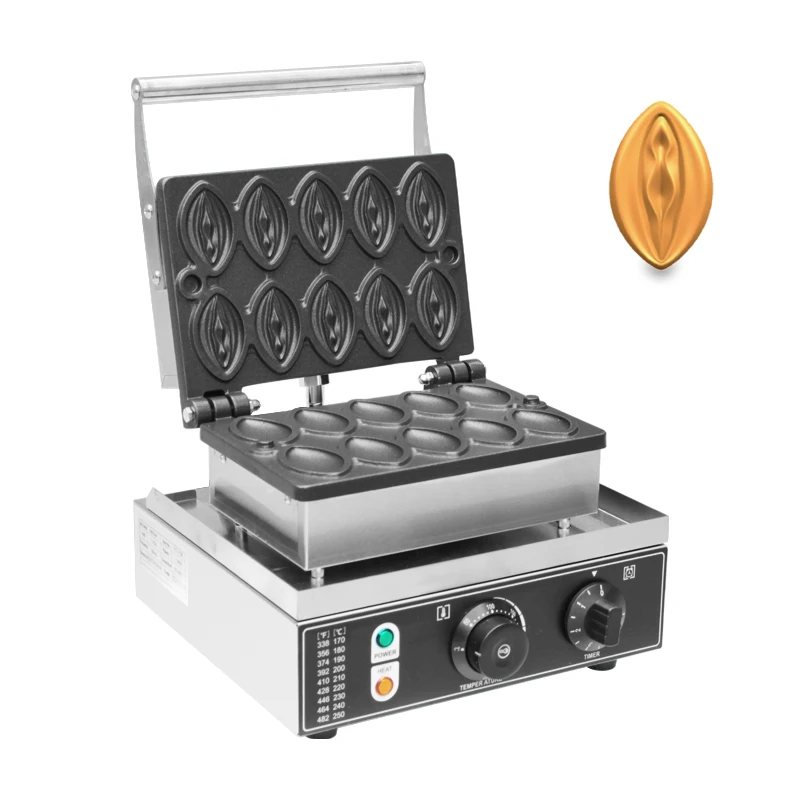 Commercial  10 pcs mini Grils Vagina Waffle machine Sexy Waffle Baker Pussy Waffle Maker Non Stick Coating Snack Machines