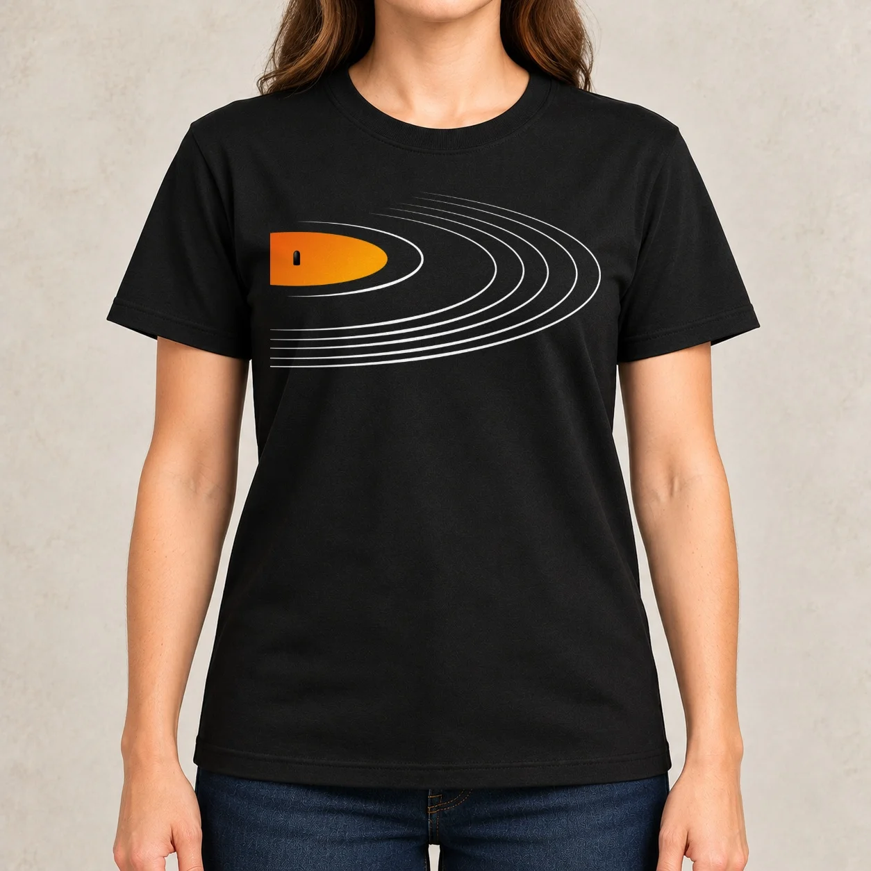Music Retro Vinyl Record Women T-Shirt aesthetic clothes plus size tops quick-drying oversized t shirts for Women
