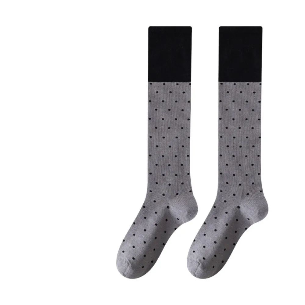 

Sweet Korean Style Long Socks Color Matching Cotton Women Stockings Elastic Knee High Socks Women