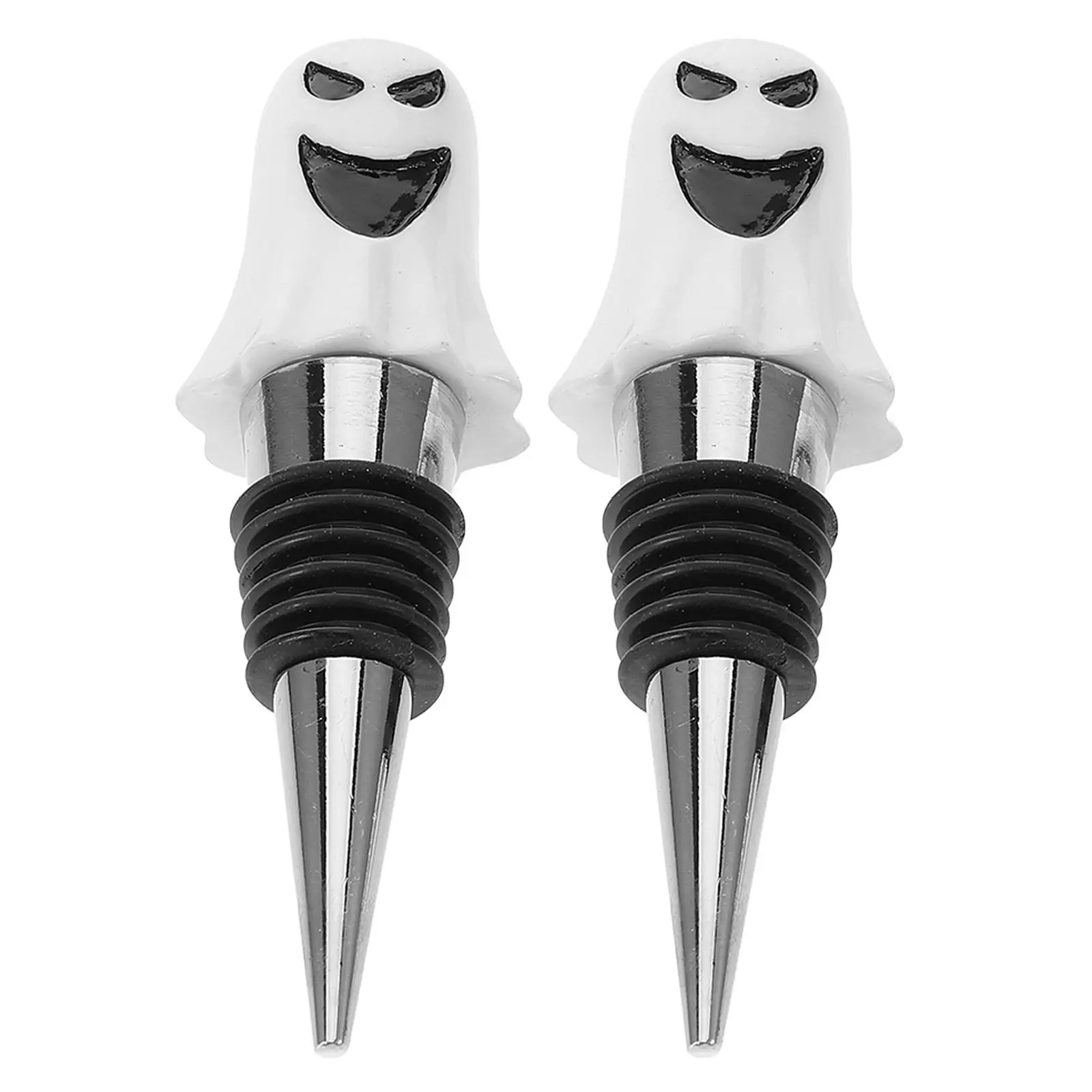 

2 шт. пробки для вина в форме шляпы ведьмы, износостойкие декоративные заглушки для бутылок, герметичные пробки-насадки для вина в форме призрака