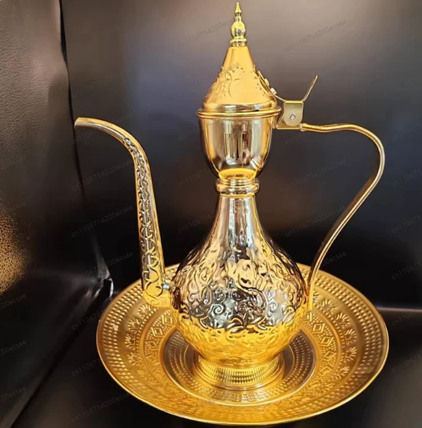 

Стильный традиционный таз для мытья рук, набор для дома и ресторанов в этническом стиле.