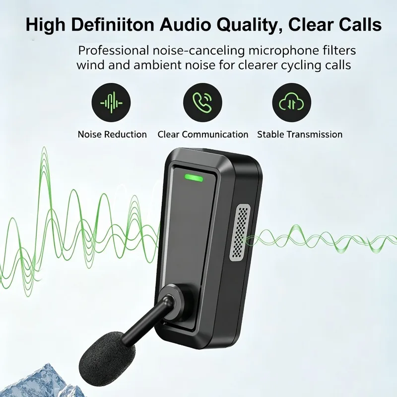 2PCS Outdoor Cycling Bike Wireless Bluetooth Music Sharing Earphones Climbing Hiking Helmet Intercom Headset With Noise Earphone