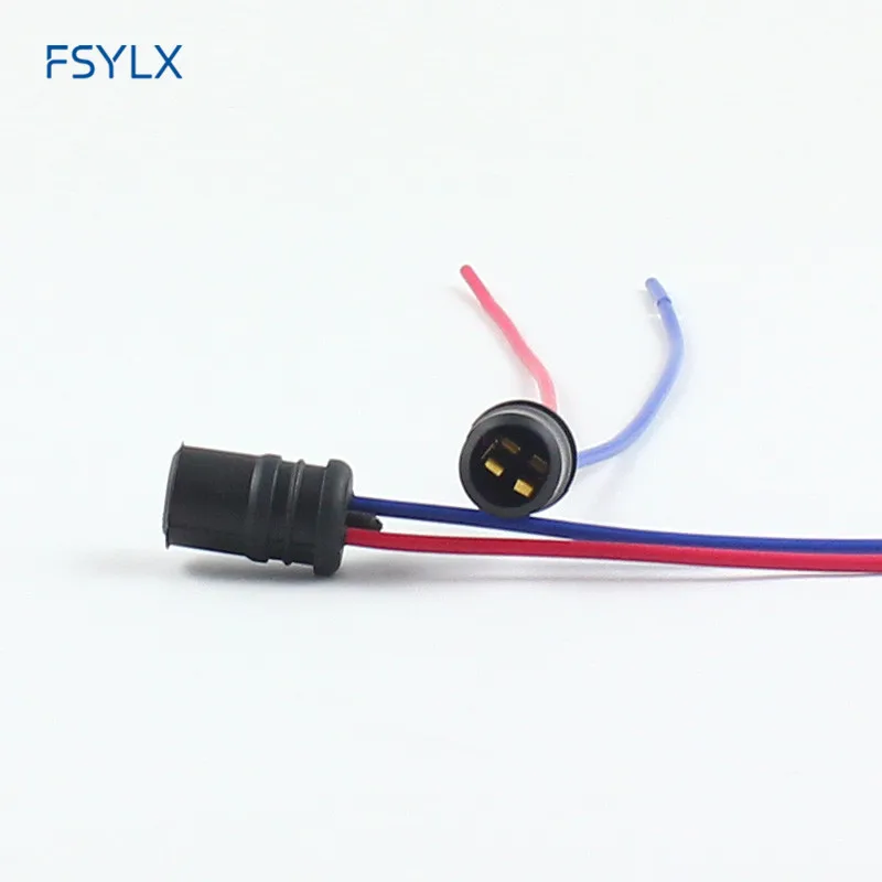 FSYLX 501 T10 LED socket bulb holder T10 W5W T15 186 194 Car LED turn parking signal light LED T10 socket extension cable plugs