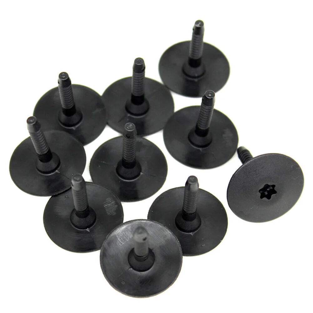 10pcs Black Nylon Clip FOR BMW 3 Series 2012 – On 07147296886 Side Skirt & Undertray Plastic Screws Fasteners Clips