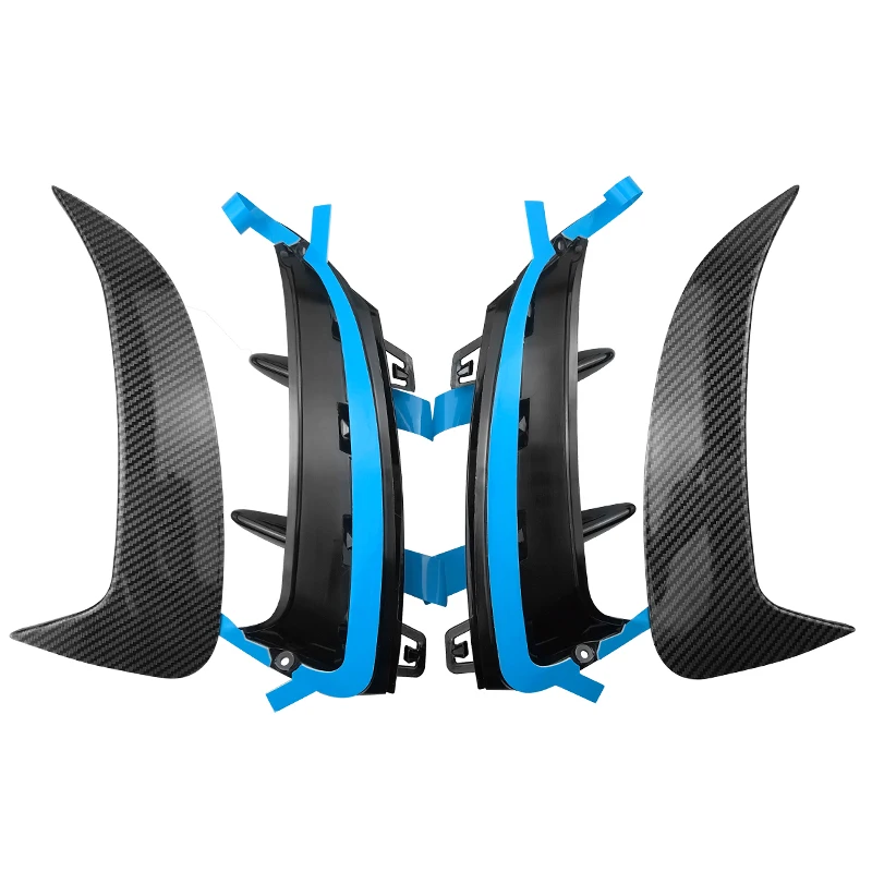 Für Mercedes Benz A-Klasse W177 Fließheck A180 A200 A220 A250 A35 2020+ Hinten Vorne Stoßstange Spoiler Aufkleber Fender Canards Fins – Detail 10