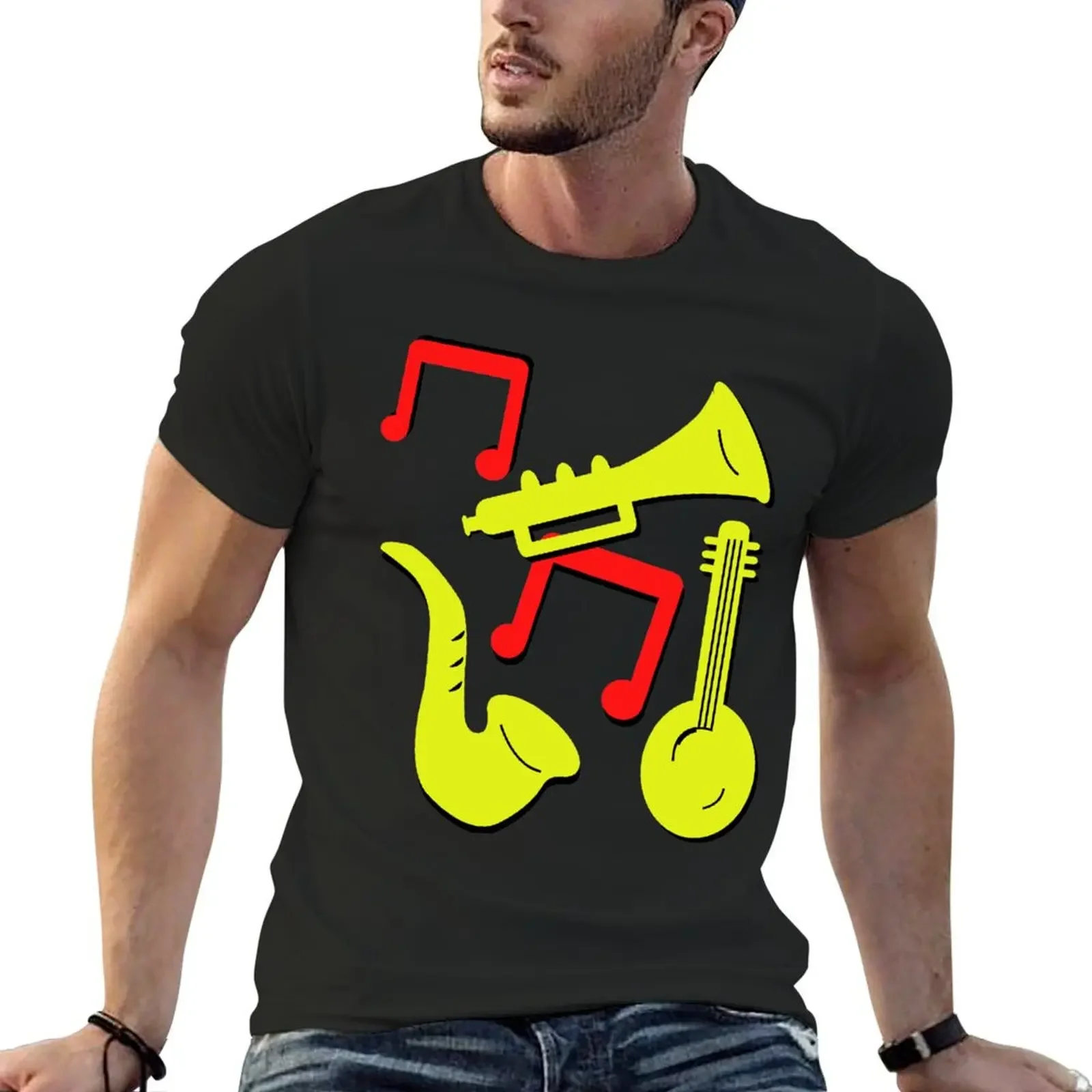 

Ace 'Remembrance Jazz' Musical Instruments T shirt T-Shirt anime tshirt blue lock mens t shirts