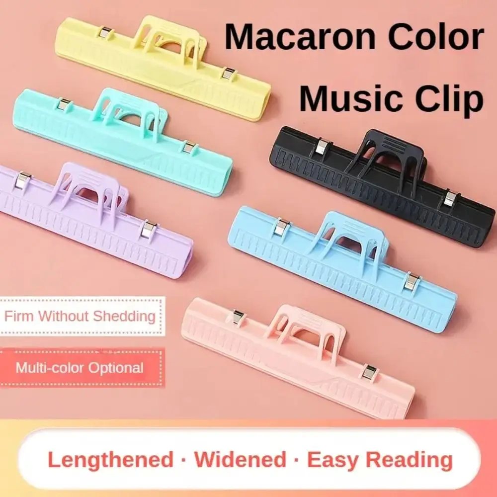 Music Page Holder Keyboard Accessories Book Paper Holder Musical Sheet Fixed Clips for Guitar Violin Piano Player