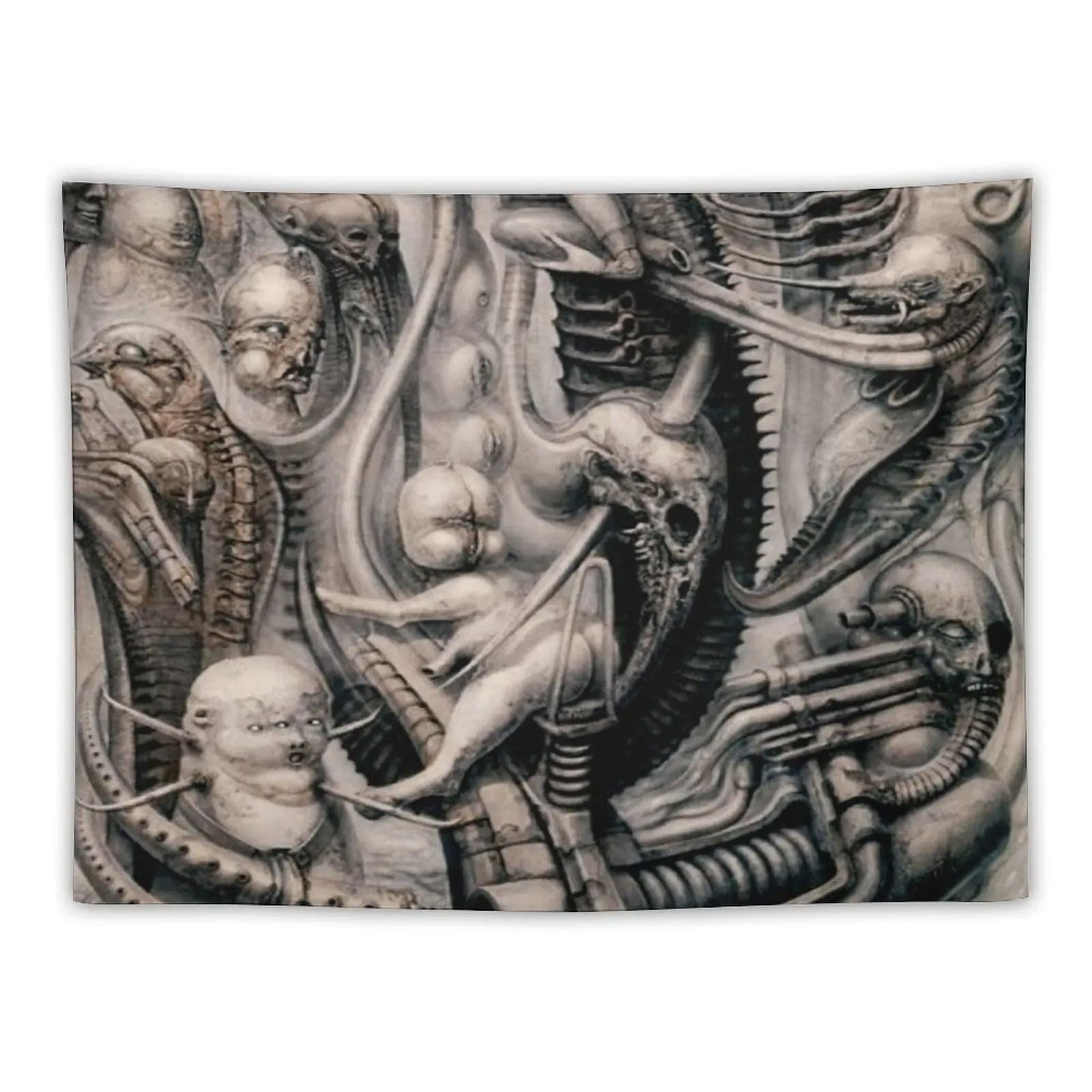 

HR Giger Pattern Tapestry Decoration For Bedroom Aesthetic Room Decors Wall Mural Tapestry