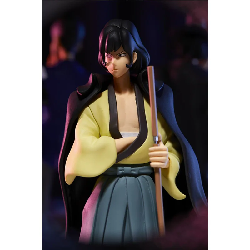 Bandai Original Lupin III Goemon Ishikawa Stylist PART5 Anime Anime Action Figure Desktop Ornaments Cartoon Figures Model