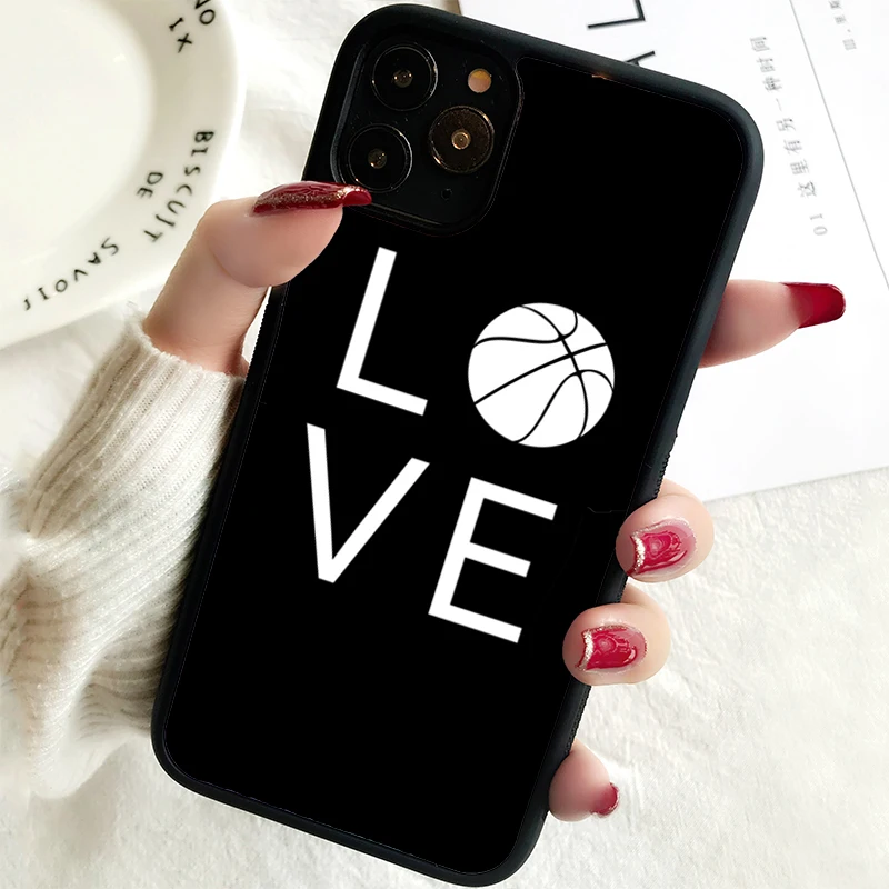 5 5S SE 2020 Phone Cover Case for iPhone 6 6S 7 8 PLUS X XS XR 11 12 13 MINI 14 PRO MAX Rubber Silicone  Basketball Heart Beat