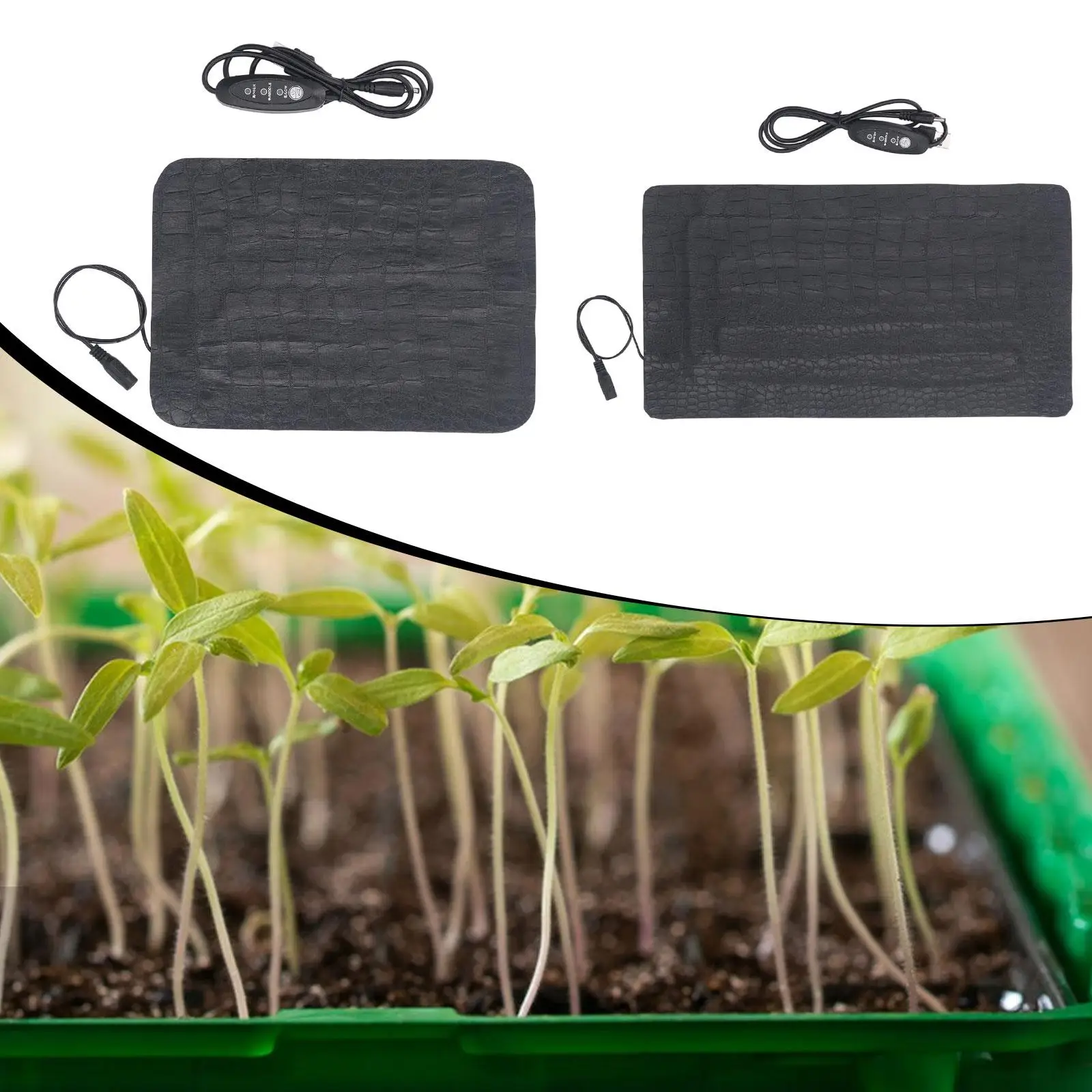

Plant Heating Mat Adjustable Hydroponic Warm Pad Waterproof Rooting Station for Seedling Germination