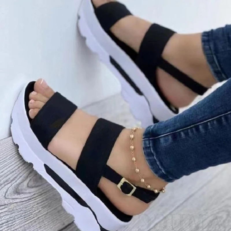 Women Sandals Lightweight Heels Sandals Summer Shoes For Women Wedge Sandal With Platform Sandalias Mujer Wedges Shoes Female