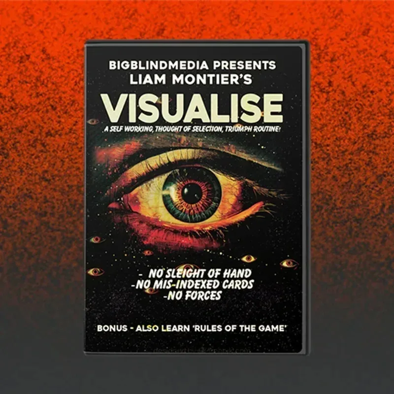 

Visualise by Liam Montier Close up Magic Card Magic Trick Mentalism Magia Magie Magie Magicians Prop Accessory Illusion Gimmick