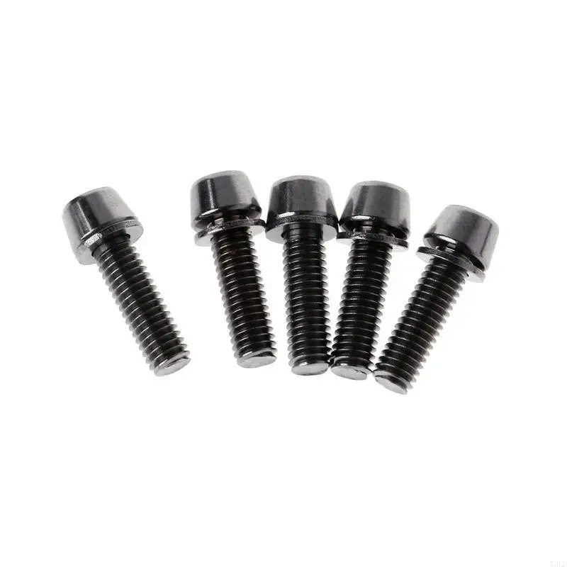 T3LD 5pcs parafuso bicicleta m5x20mm / m6x20mm com peças haste espaçador Bicicleta estrada MTB