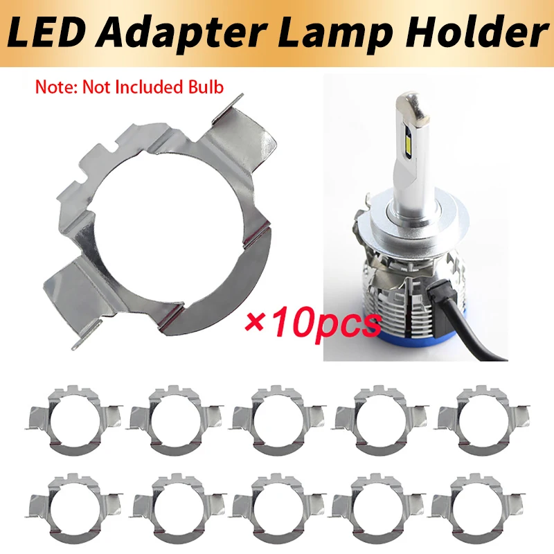10PCS H7 Special Buckle For LED Car Headlights Bulb Base For Nissan Qashqai For Audi A3 For BMW 5 series Led Adapter Lamp Holder