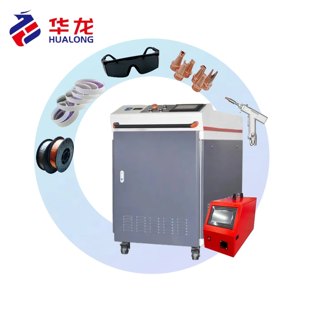 

HUALONG Factory CNC direct sale Welder Machines Handheld Fiber Laser Welding Machine 1500w 2000w Laser Welder